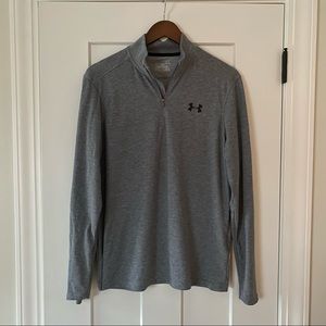 Under Armour Men's Tech ¼ Zip Long Sleeve Shirt - Gray